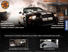 Tablet Screenshot of folienaauto.cz